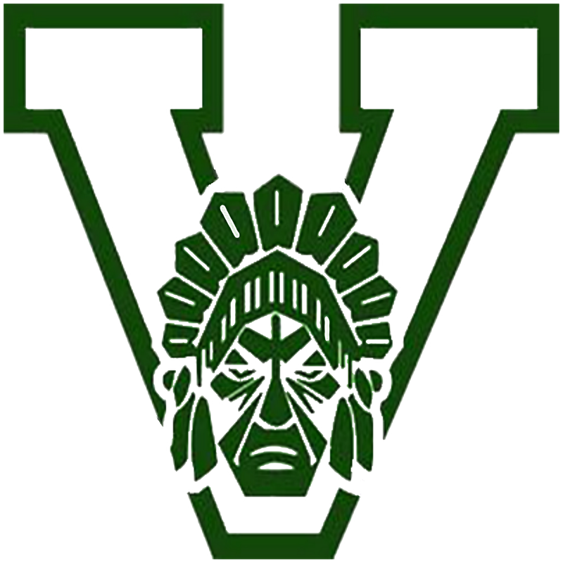 Venice High School V with Indian head logo